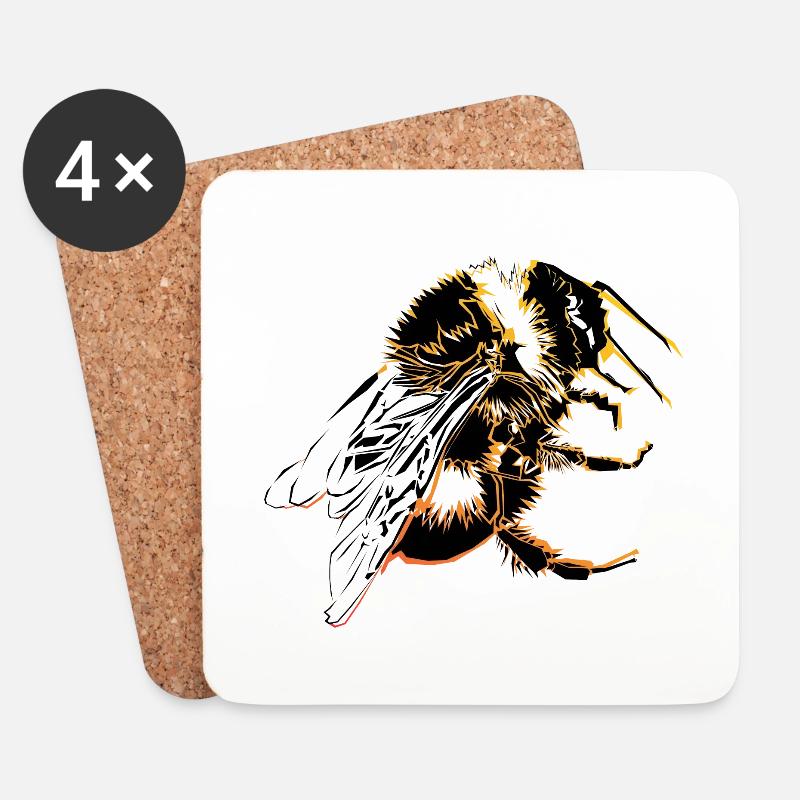 Hummel - Untersetzer (4er-Set) - Weiß