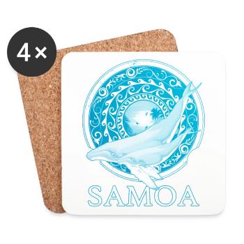 Humpbacks - Coasters (set of 4) - white - Front
