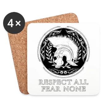 Roman centurion - Coasters (set of 4) - white - Front
