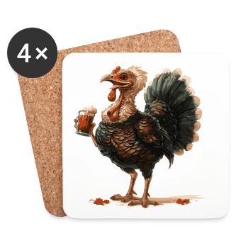 Truthan Beer Funny - Coasters (set of 4) - white - Front