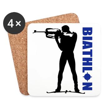 Biathlon - Coasters (set of 4) - white - Front