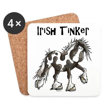 Tracy the Irish Tinker - Coasters (set of 4) - white - Front