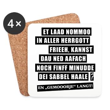 Gemoorje - Untersetzer (4er-Set) - Weiß - Vorne