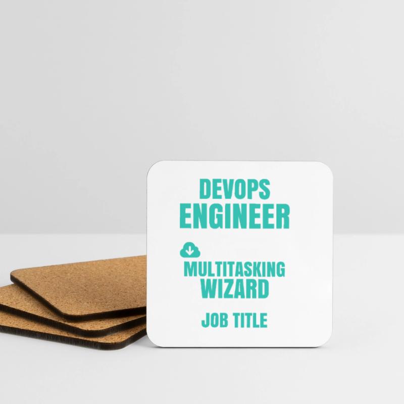 DevOps Engineer Multitasking Wizard Coasters (set of 4)