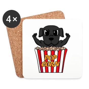Labrador - Untersetzer (4er-Set) - Weiß - Vorne