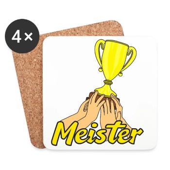 The Meister Design - Coasters (set of 4) - white - Front
