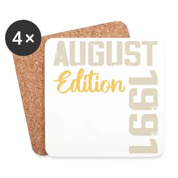 Anniversary August 1991 - Limited Edition August 1991 - Coasters (set of 4) - white - Front