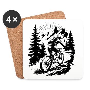 VTT VTT - Dessous de verre (lot de 4) - blanc - Devant