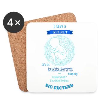 Big Brother Reveal Tee - Coasters (set of 4) - white - Front