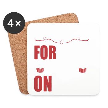 Baker Cakes For Sale not On Sale - Coasters (set of 4) - white - Front