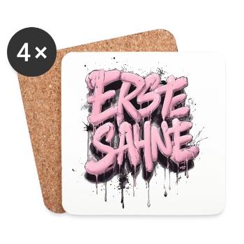 First class! - Coasters (set of 4) - white - Front