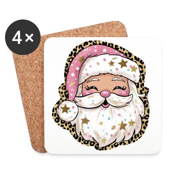 Santa Claus - Coasters (set of 4) - white - Front