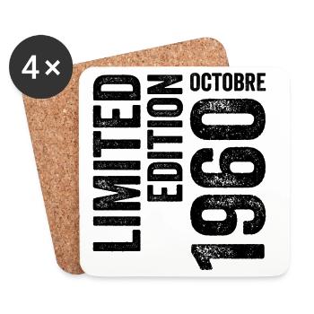 1960 - Coasters (set of 4) - white - Front