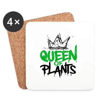 Queen of Graffiti - Coasters (set of 4) - white - Front