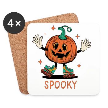 Spooky Halloween - Coasters (set of 4) - white - Front