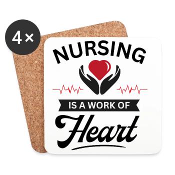 Registered Nurse Emergency Rn Birthday Gifts  - Coasters (set of 4) - white - Front