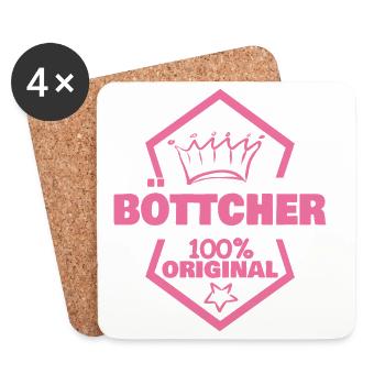 Arbeit Boettcher - Untersetzer (4er-Set) - Weiß - Vorne