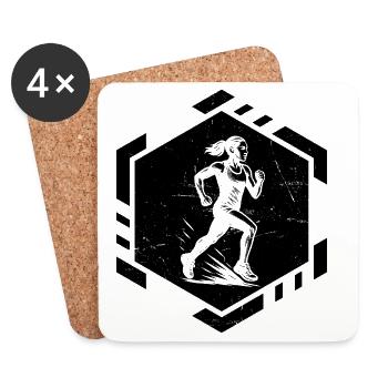 Statement for all races - Coasters (set of 4) - white - Front