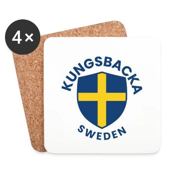 Kungsbacka Sköld, Suède - Dessous de verre (lot de 4) - blanc - Devant