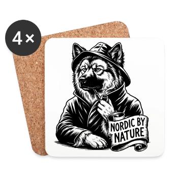 Eurasier | Sailor | Text - Untersetzer (4er-Set) - Weiß - Vorne