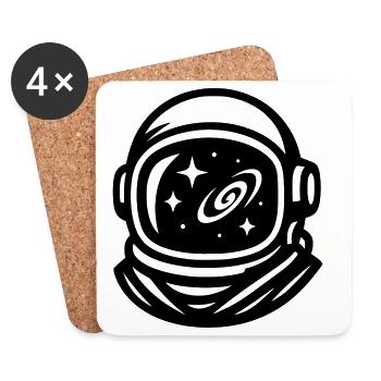 Astronaut - Coasters (set of 4) - white - Front