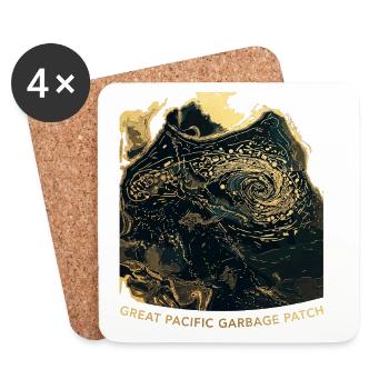 Pacific Garbage Patch - Untersetzer (4er-Set) - Weiß - Vorne