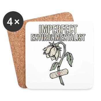 Imperfect - Coasters (set of 4) - white - Front