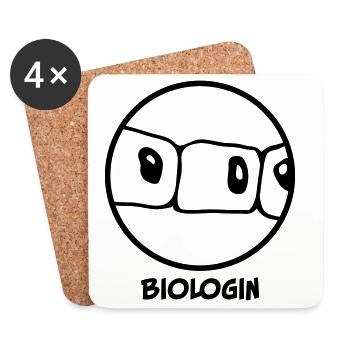 Biologist - Coasters (set of 4) - white - Front