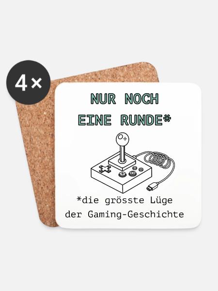Runde2 - Untersetzer (4er-Set) - Weiß