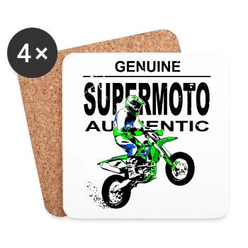Supermoto - Coasters (set of 4) - white - Front