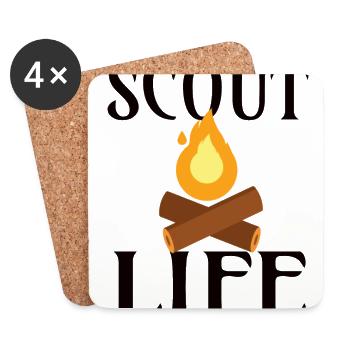 SCOUT: Scout Life - Coasters (set of 4) - white - Front
