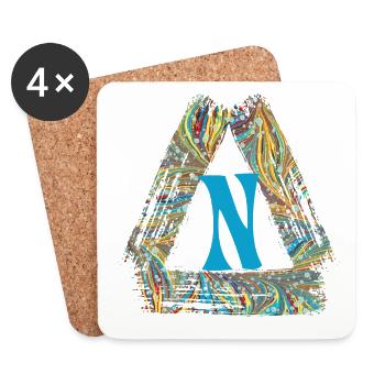e 201 n - Coasters (set of 4) - white - Front