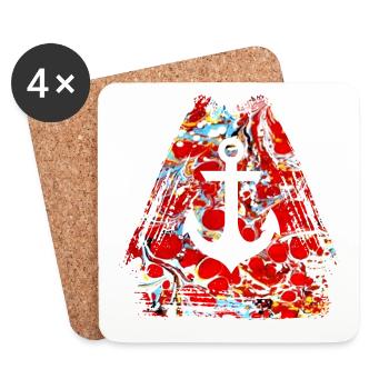 anchor e 251 - Coasters (set of 4) - white - Front