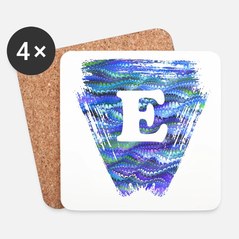 Triangle E 103 E - Dessous de verre (lot de 4) - blanc