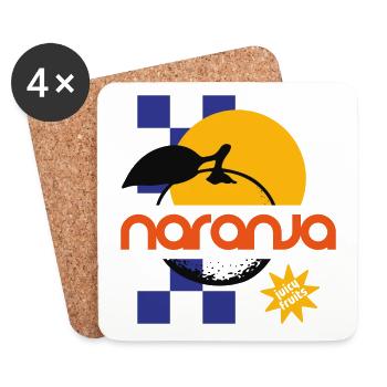 Oranges Naranja Juicy Fruits Summer Sun - Coasters (set of 4) - white - Front