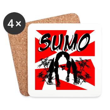 Sumo - Untersetzer (4er-Set) - Weiß - Vorne
