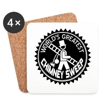 chimney sweeper - Coasters (set of 4) - white - Front