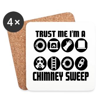 chimney sweeper - Coasters (set of 4) - white - Front