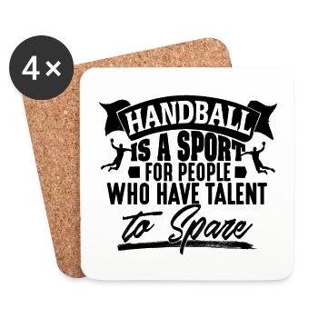 handball - Coasters (set of 4) - white - Front