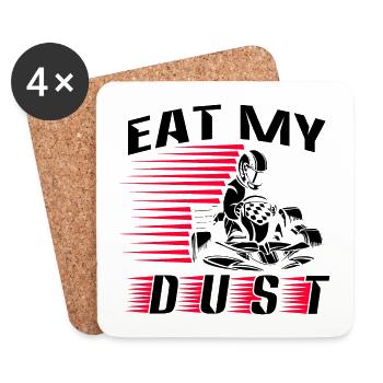 go Kart - Coasters (set of 4) - white - Front