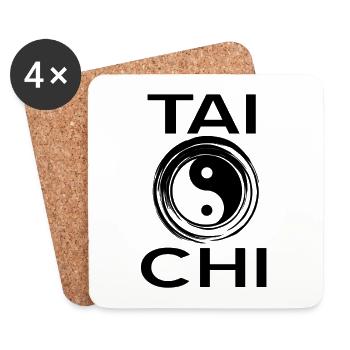 Tai Chi - Coasters (set of 4) - white - Front