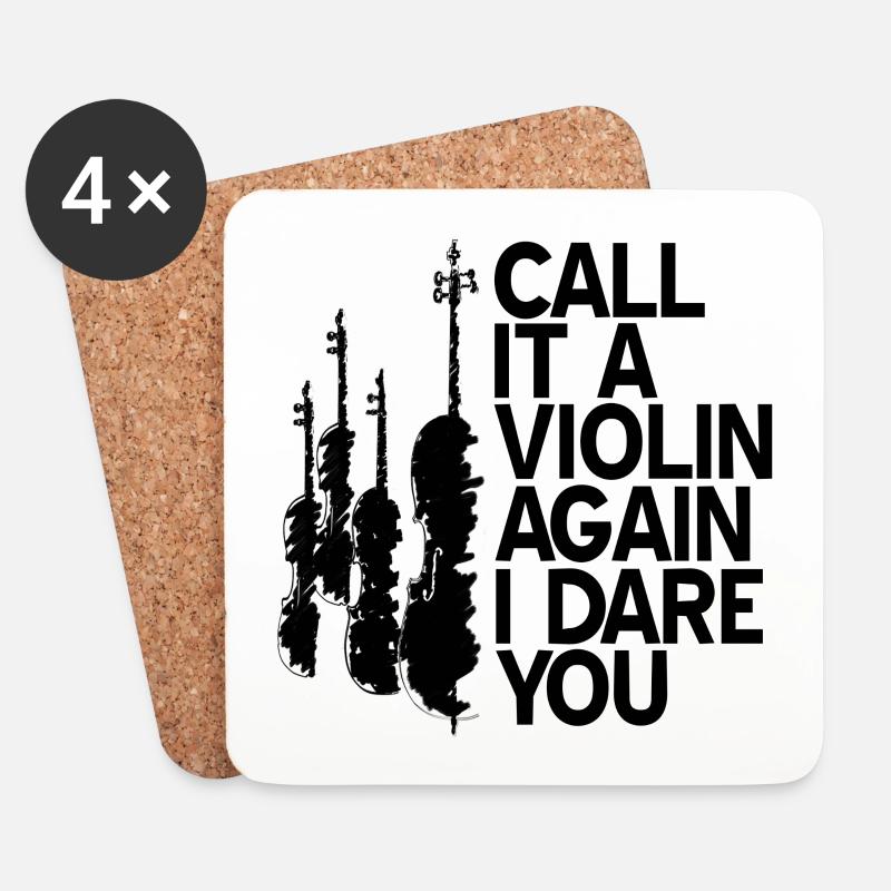cello - Coasters (set of 4) - white