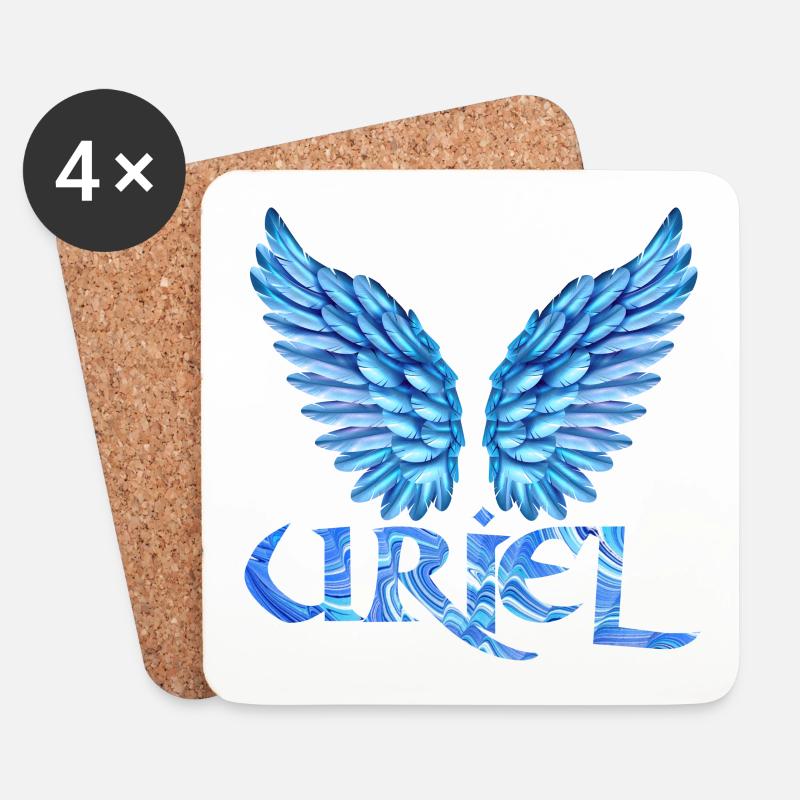 erzengel uriel e 80 - Untersetzer (4er-Set) - Weiß
