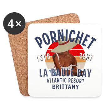 Glamorous Pornichet - Coasters (set of 4) - white - Front