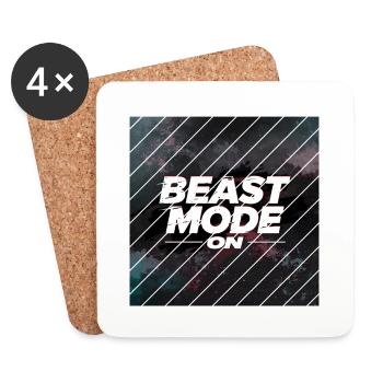Beast Mod... On - Dessous de verre (lot de 4) - blanc - Devant