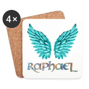 erzengel raphael e 120 - Untersetzer (4er-Set) - Weiß - Vorne