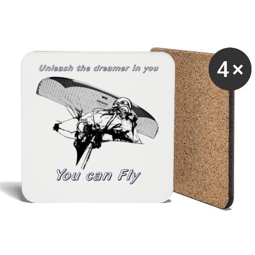Unleash the dreamer you can fly - Coasters (set of 4)