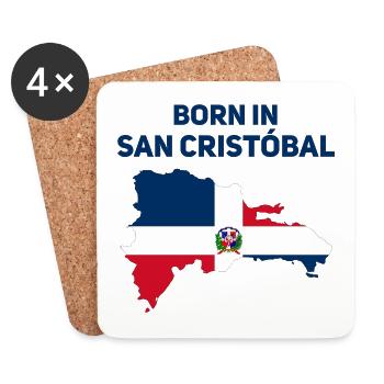 San Cristobal - Dessous de verre (lot de 4) - blanc - Devant