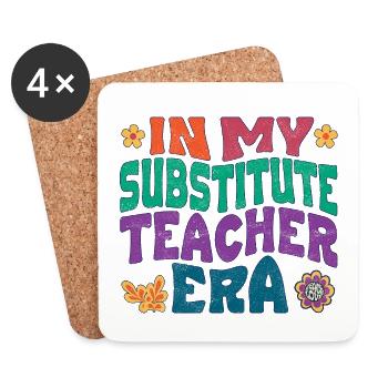 In my Substitute Teacher era - Untersetzer (4er-Set) - Weiß - Vorne