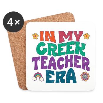 in my greek teacher era - Untersetzer (4er-Set) - Weiß - Vorne